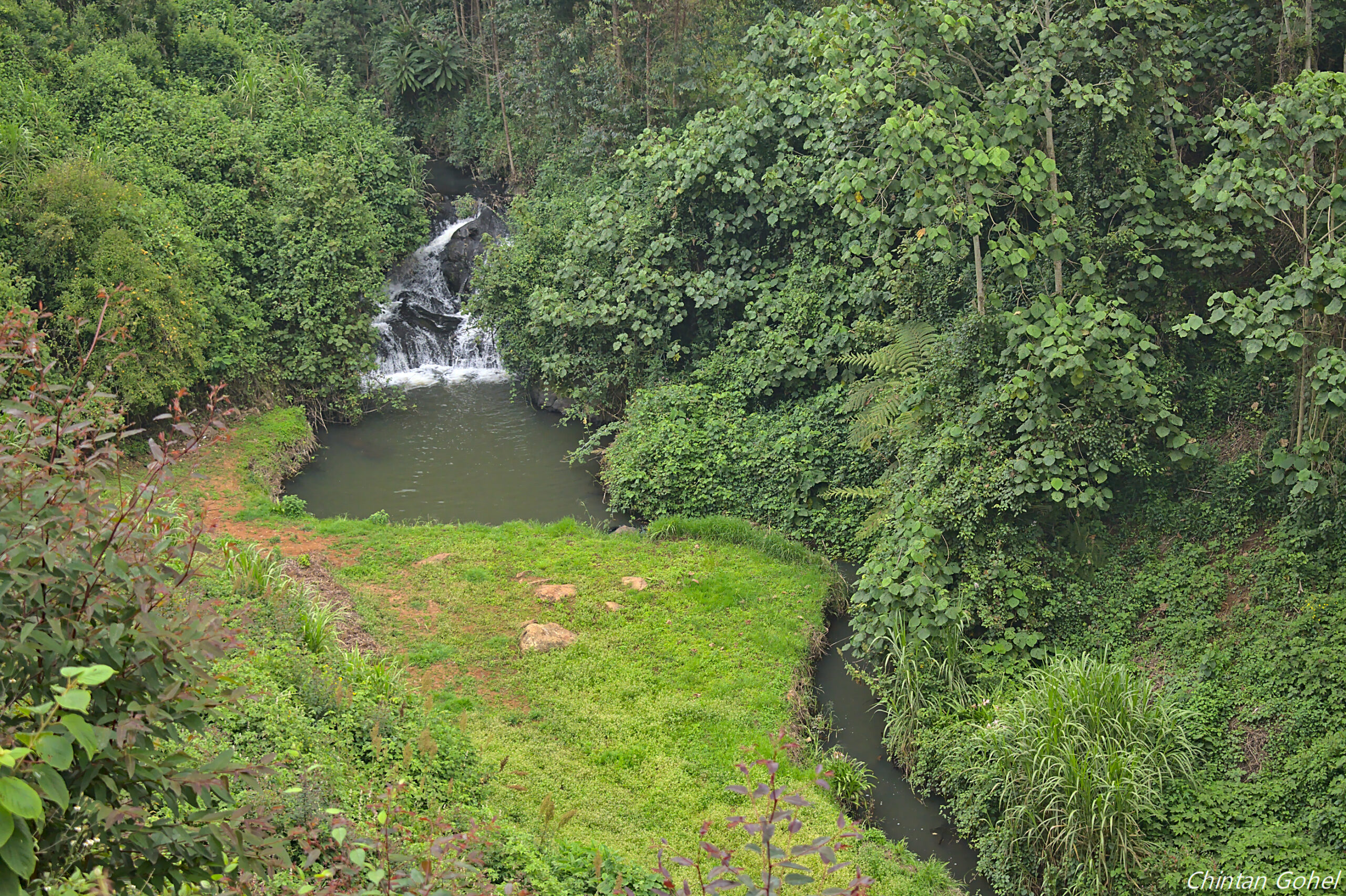 Bathi Waterfall from above